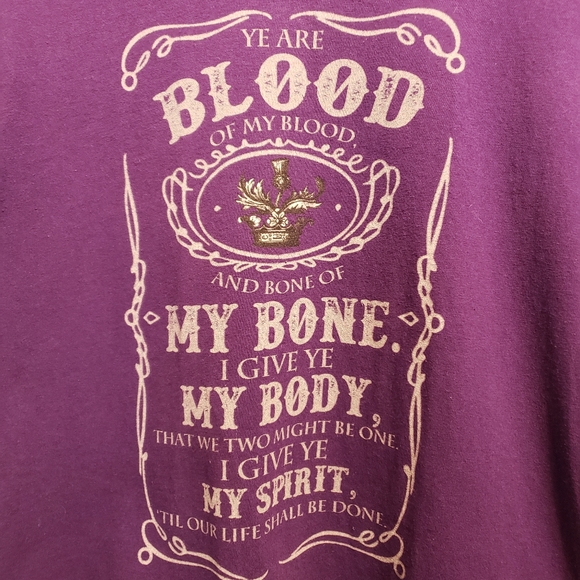 Outlander wedding vows t-shirt - large - Picture 3 of 4